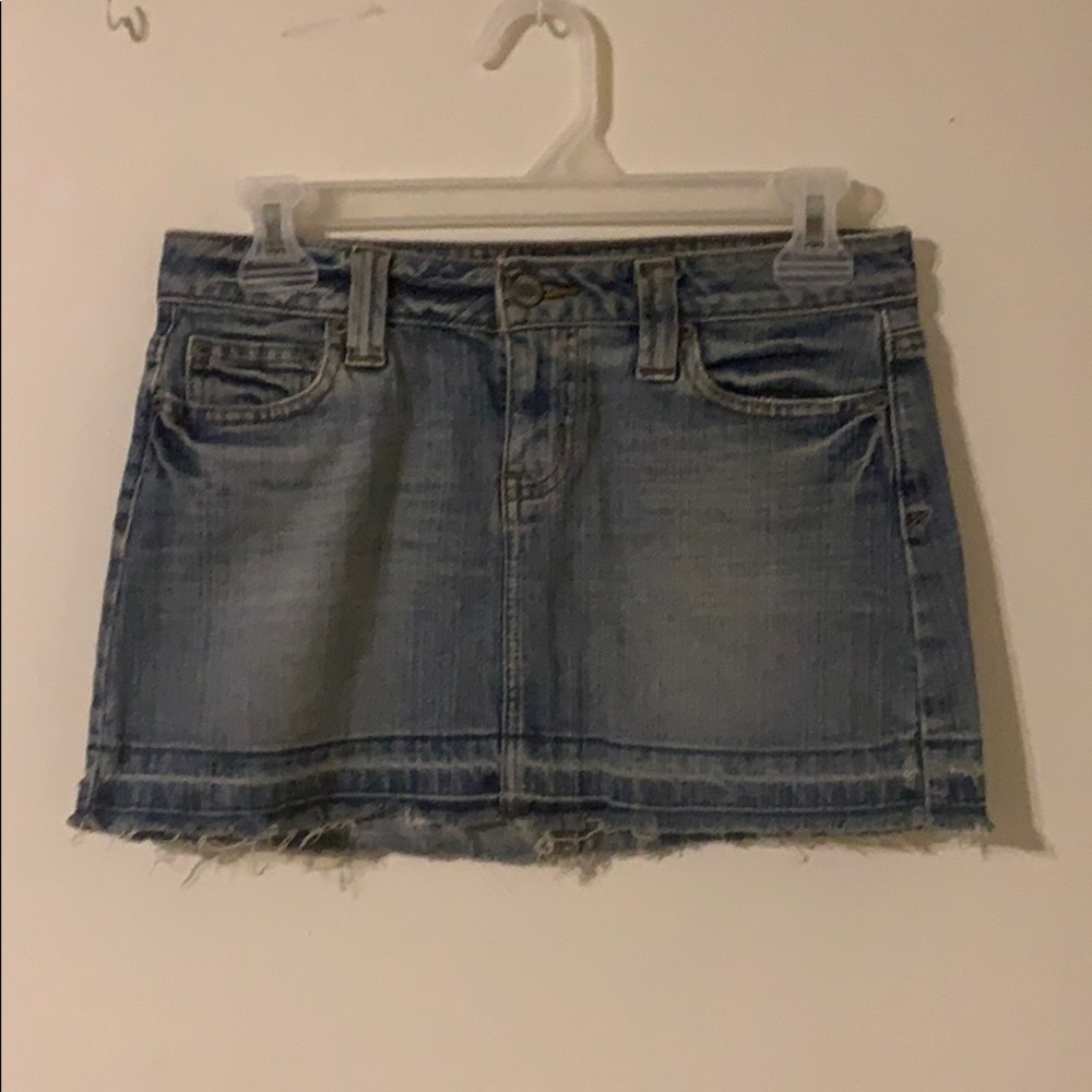 Blue jean skirt